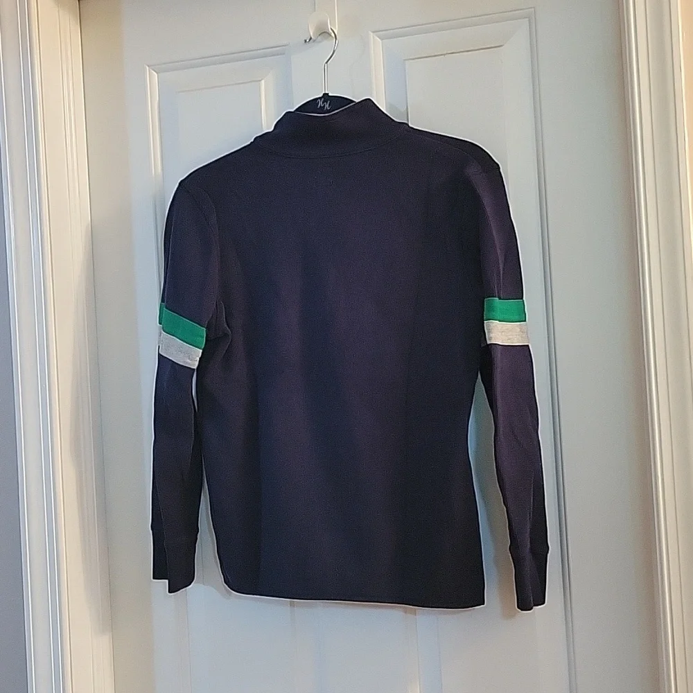Gap navy cotton one quarter zip  sweater xl